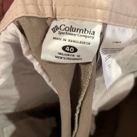 Columbia Cargo Shorts Tan Brown Men's 40 - Picture 2 of 11